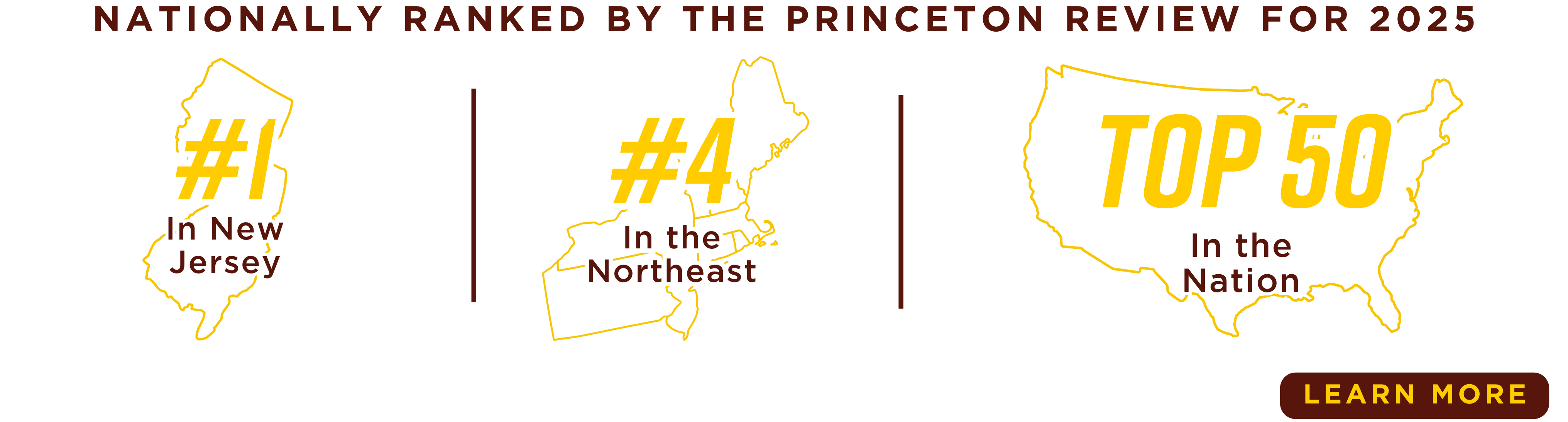 2025 Princeton Review Rankings banner