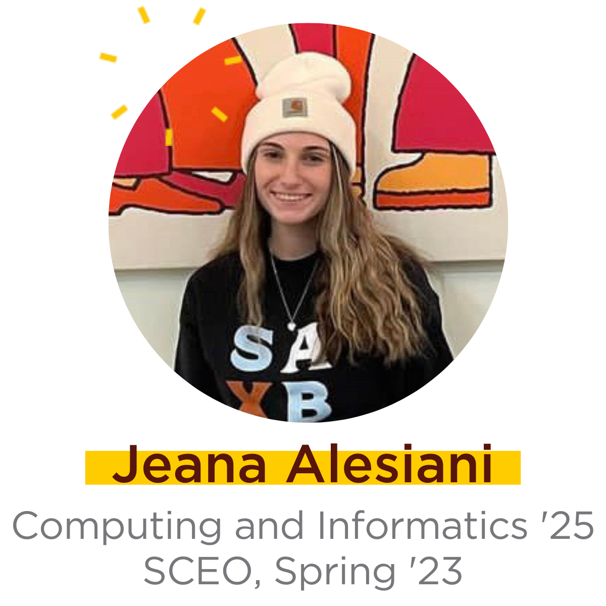 Jeana Alesiani, SCEO Spring 2023