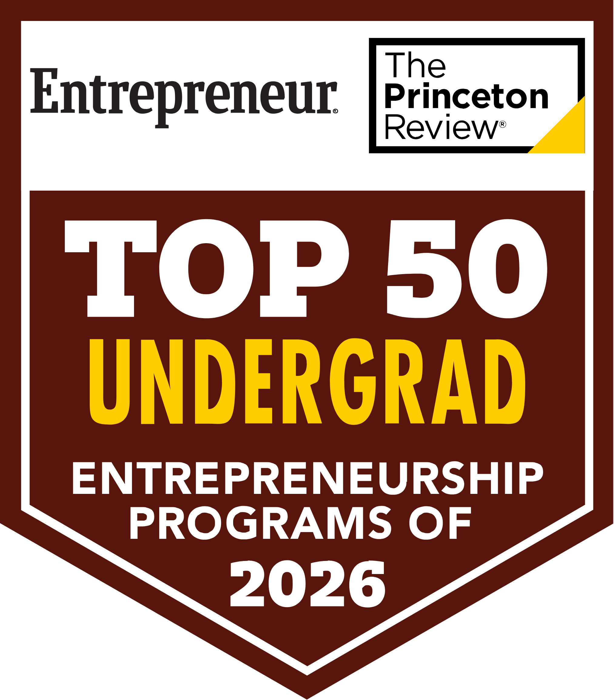 2026 Princeton Review Rankings Badge
